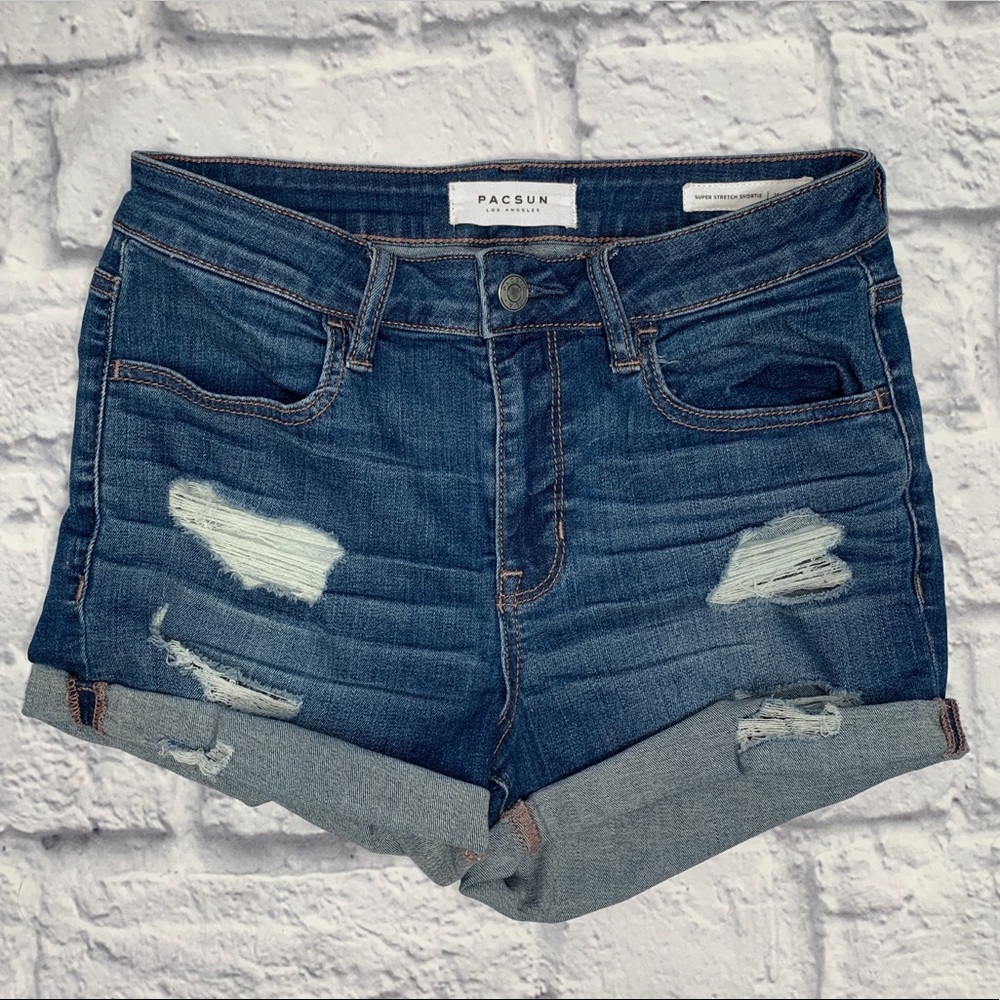 Pacsun Super Stretch Denim/ Jean Shorts